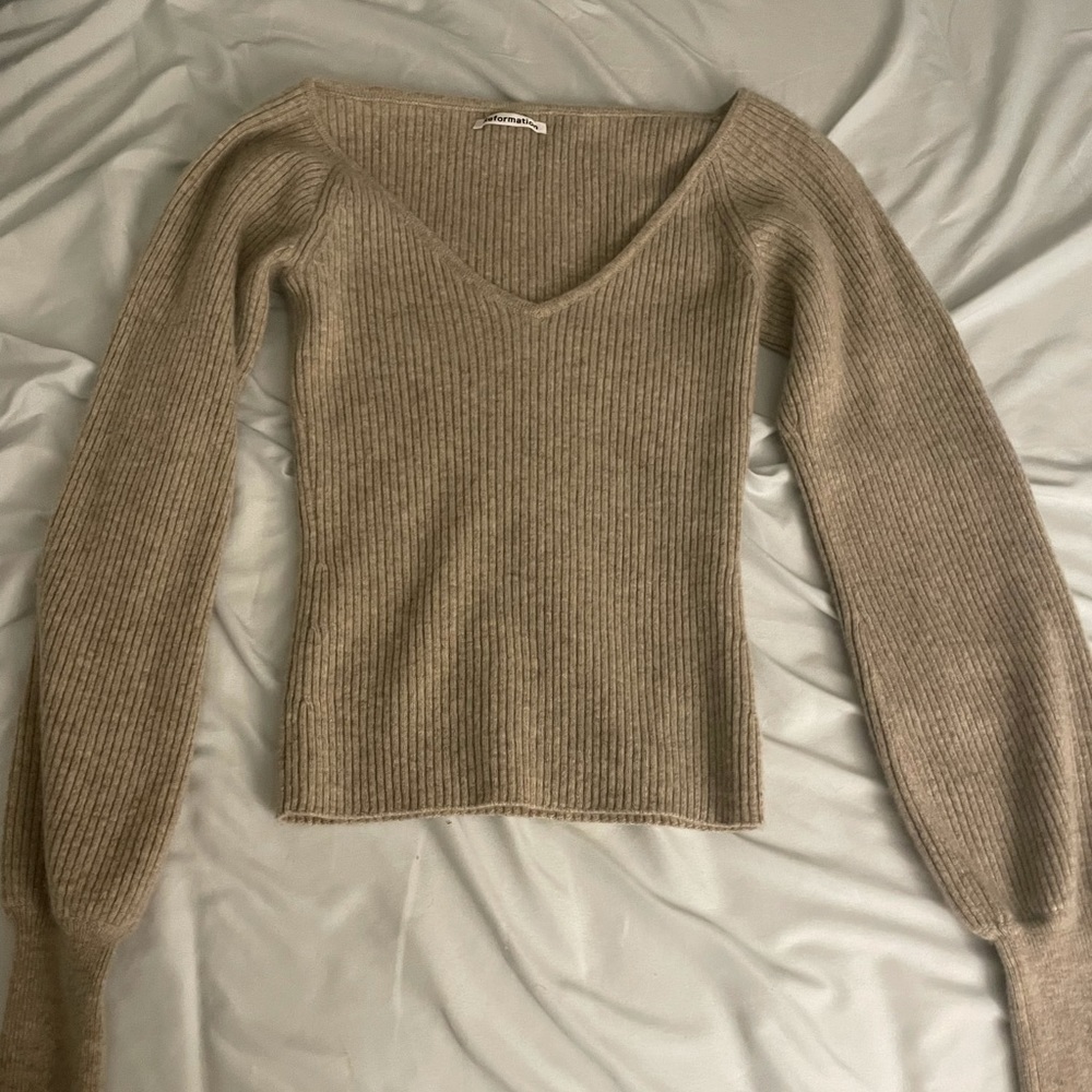 Reformation Hart Wide Neck Sweater